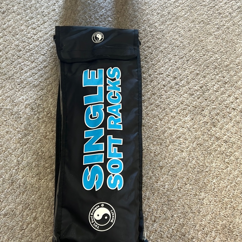 Never before used T&C surf rack! In original box/carrying case.